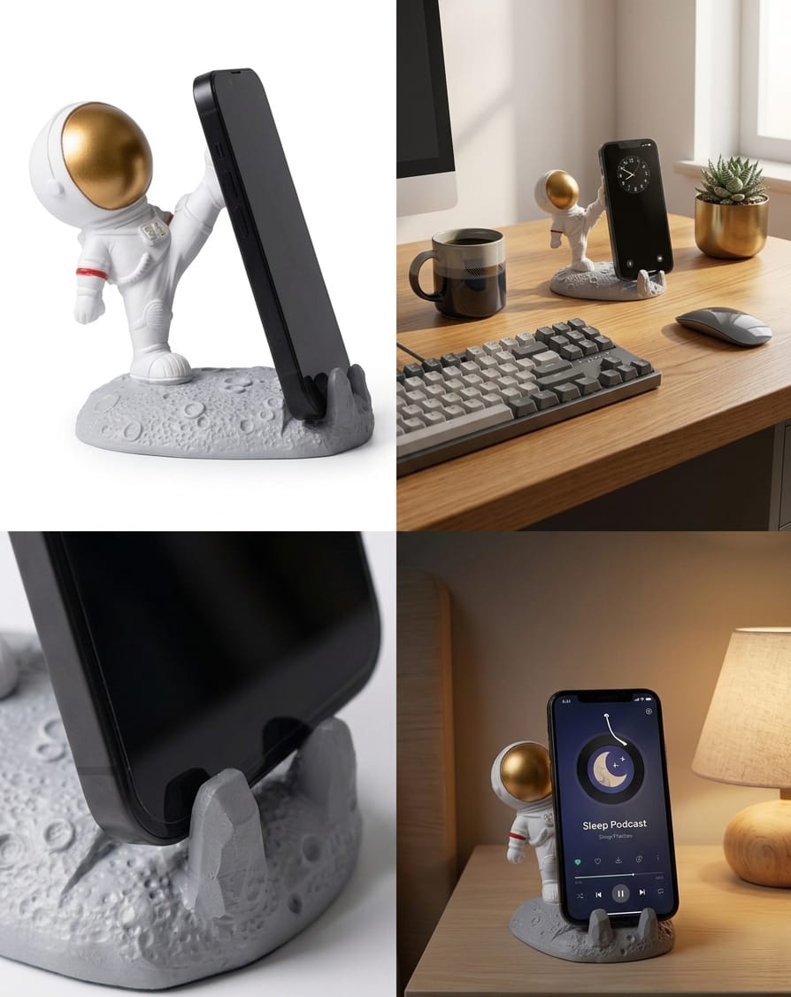 Holder – 3D Spaceman Design, Resin